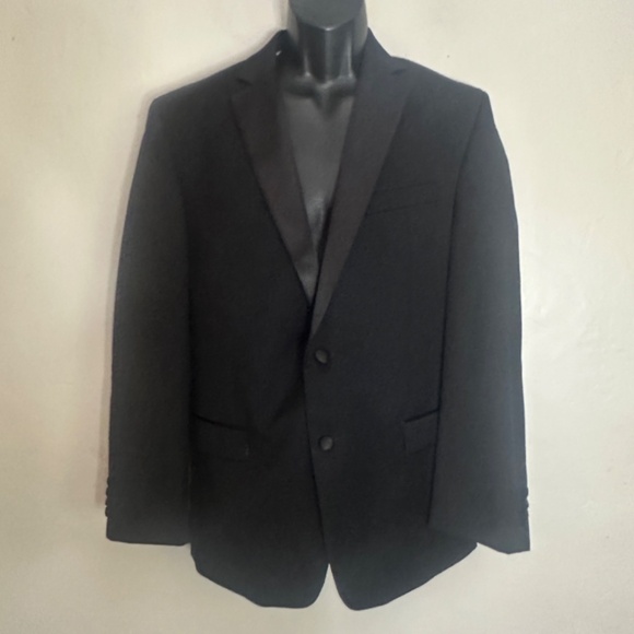 Calvin Klein Full Tuxedo 38R Pants 32" waist 29.5" inseam Gently worn 100% wool - Picture 3 of 7